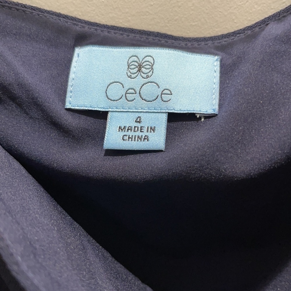 CeCe BLUE RUFFLE SKIRT - Picture 7 of 13